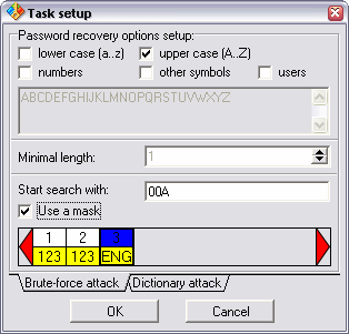 Task setup